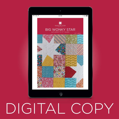 Digital Download - Big Wonky Star Quilt Pattern by Missouri Star Primary Image