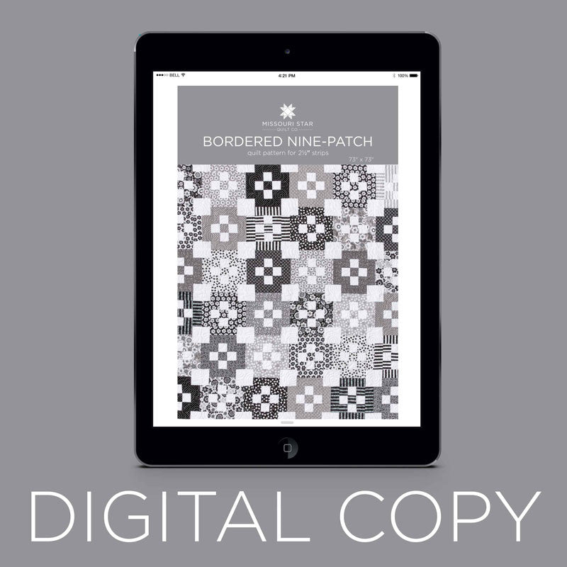 Digital Download - Bordered Nine-Patch Quilt Pattern by Missouri Star Primary Image
