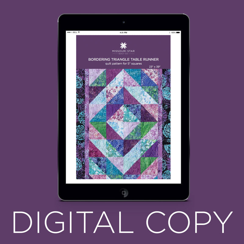 Digital Download - Bordering Triangle Table Runner Pattern by Missouri Star Primary Image