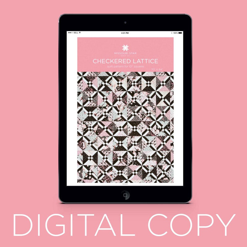 Digital Download - Checkered Lattice Quilt Pattern by Missouri Star Primary Image