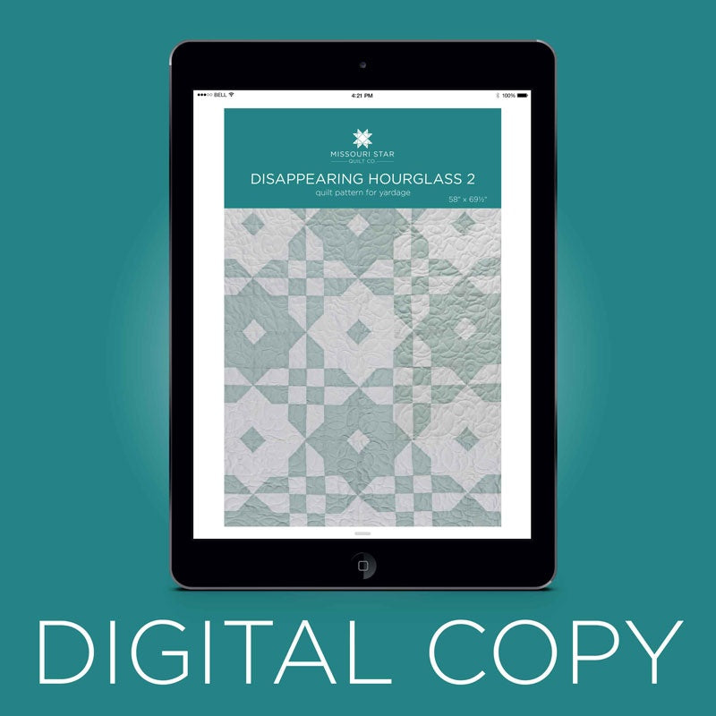 Digital Download - Disappearing Hourglass 2 Quilt Pattern by Missouri Star Primary Image