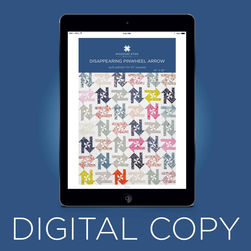 Digital Download - Disappearing Pinwheel Arrows Quilt Pattern by Missouri Star Primary Image