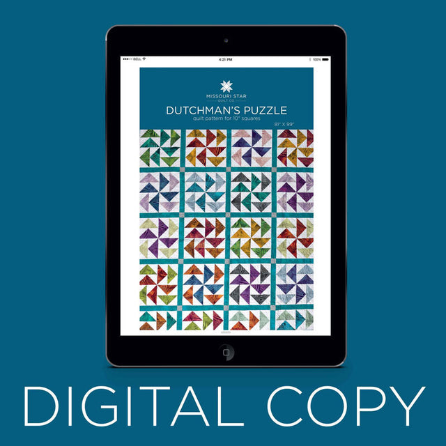 Digital Download - Dutchman's Puzzle Pattern by Missouri Star Primary Image