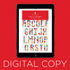 Digital Download - Easy Alphabet Quilt Pattern by Missouri Star