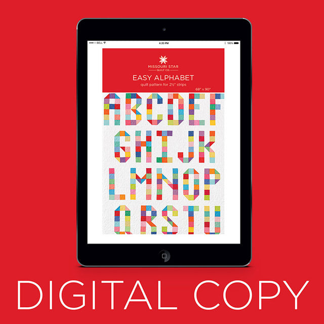 Digital Download - Easy Alphabet Quilt Pattern by Missouri Star Primary Image