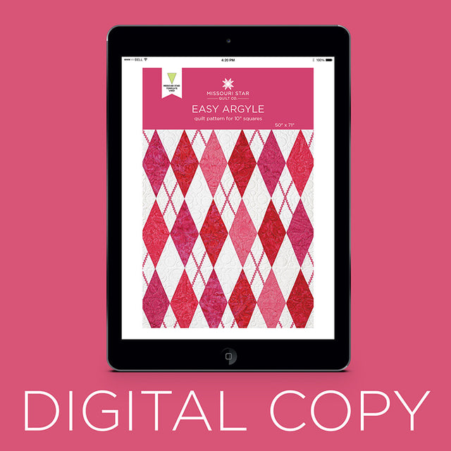 Digital Download - Easy Argyle Quilt Pattern by Missouri Star Primary Image