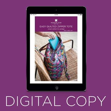 Digital Download - Easy Quilted Zipper Tote Pattern by Missouri Star Primary Image