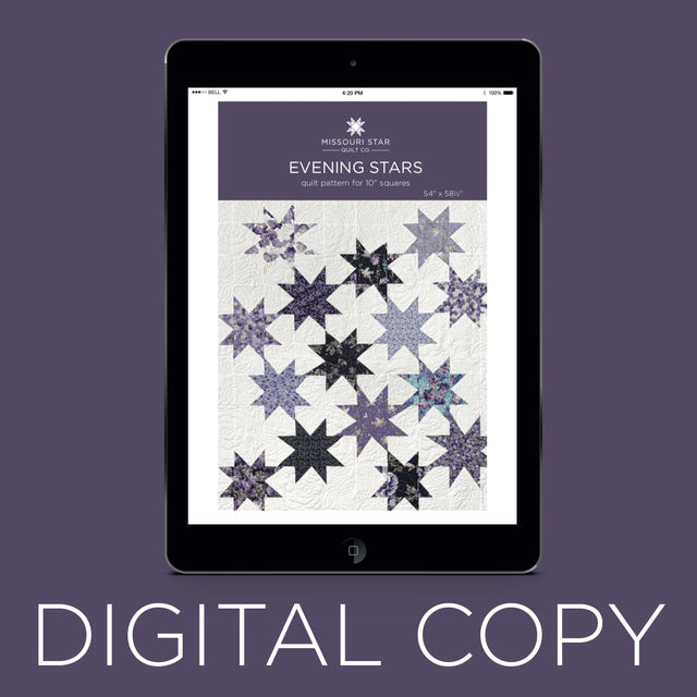 Digital Download - Evening Stars Quilt Pattern by Missouri Star Primary Image