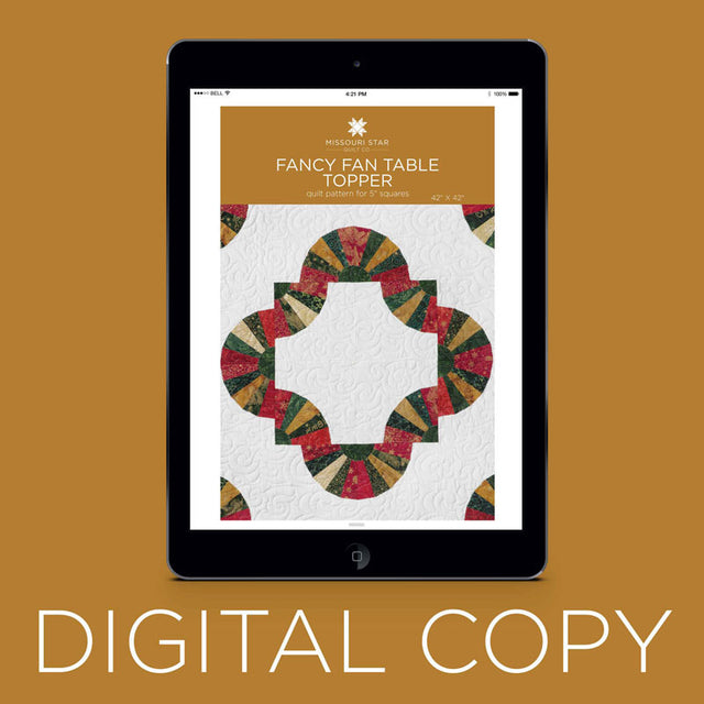 Digital Download - Fancy Fan Table Topper Pattern by Missouri Star Primary Image