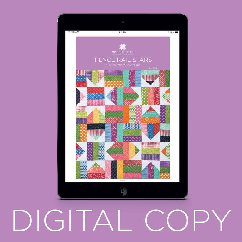 Digital Download - Fence Rail Star Quilt Pattern by Missouri Star Primary Image