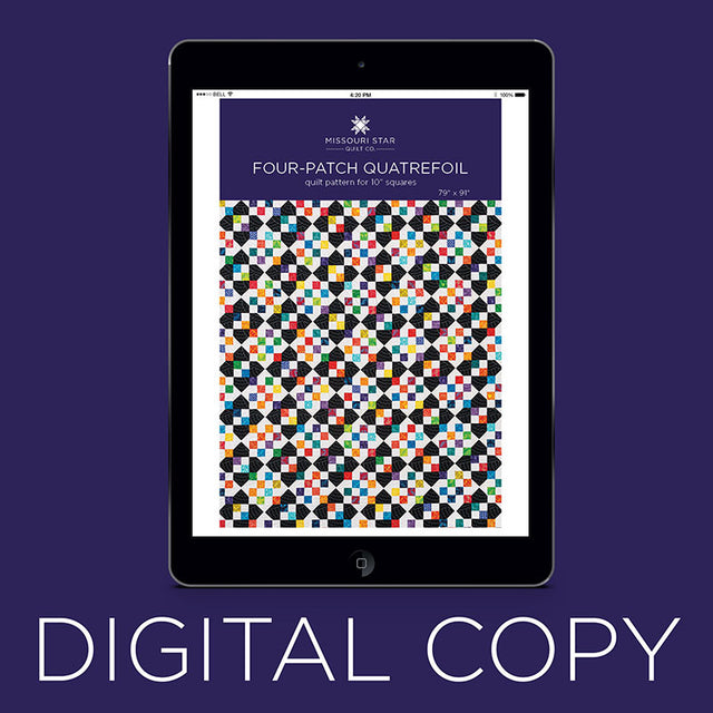 Digital Download - Four-Patch Quatrefoil Quilt Pattern by Missouri Star Primary Image