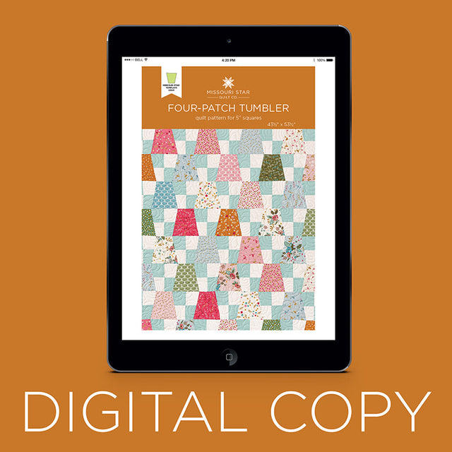 Digital Download - Four-Patch Tumbler Quilt Pattern by Missouri Star Primary Image