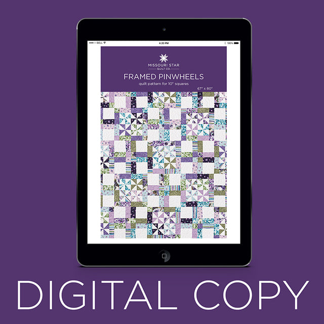Digital Download - Framed Pinwheels Quilt Pattern by Missouri Star Primary Image