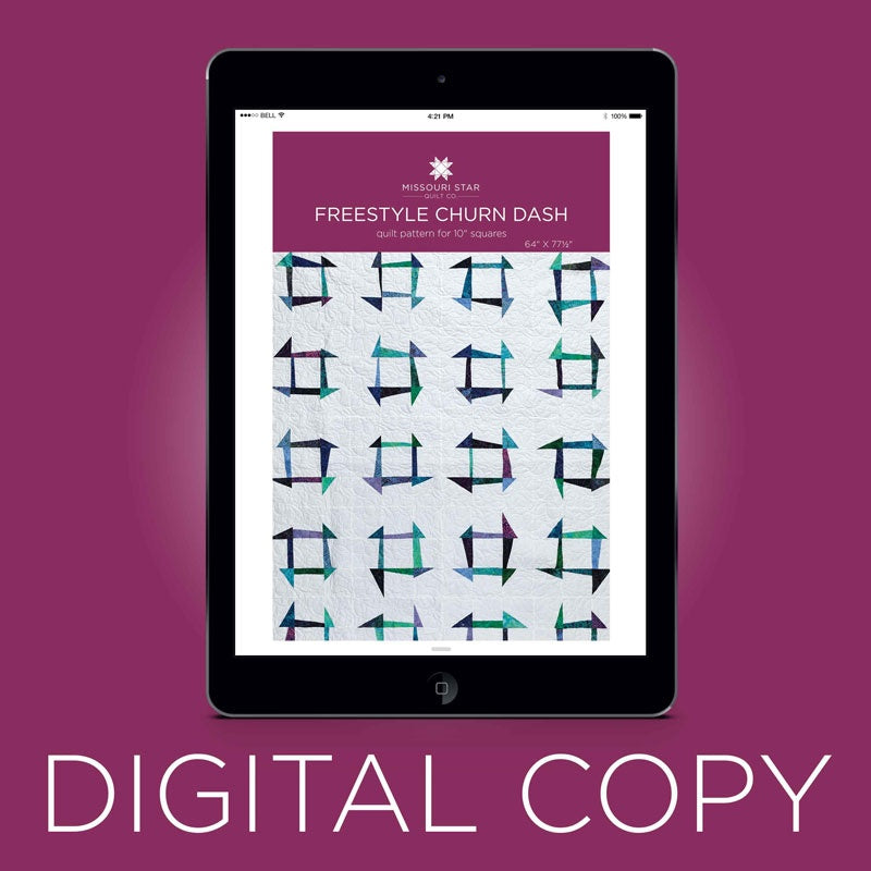 Digital Download - Freestyle Churndash Quilt Pattern by Missouri Star Primary Image