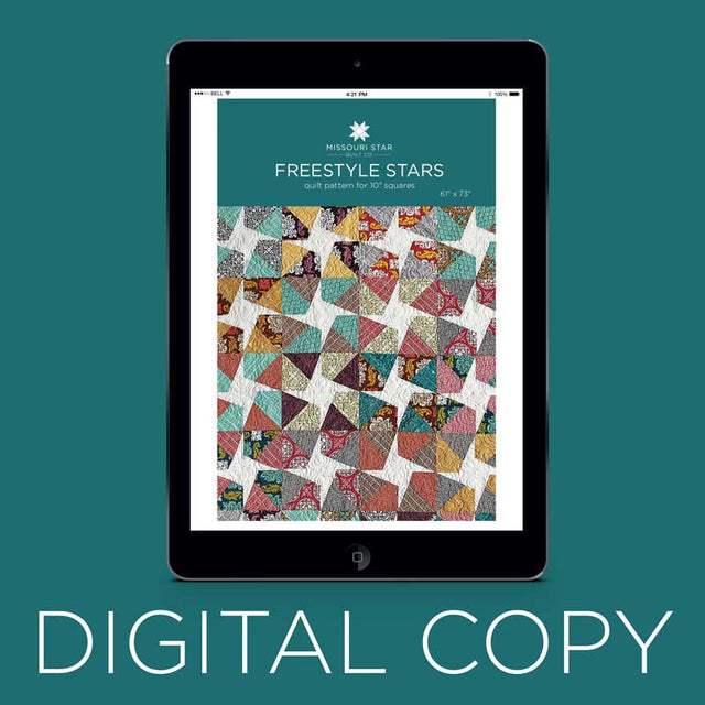 Digital Download - Freestyle Stars Quilt Pattern by Missouri Star Primary Image
