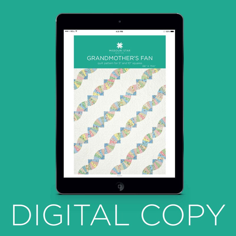 Digital Download - Grandmother's Fan Quilt Pattern by Missouri Star Primary Image