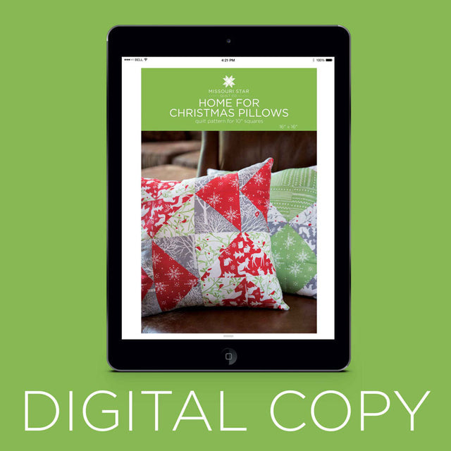 Digital Download - Home for Christmas Pillows Pattern by Missouri Star Primary Image