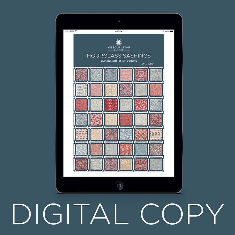 Digital Download - Hourglass Sashing Quilt Pattern by Missouri Star Primary Image