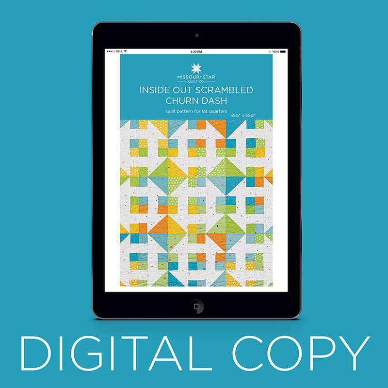 Digital Download - Inside Out Scrambled Churn Dash Quilt Pattern by Missouri Star Primary Image