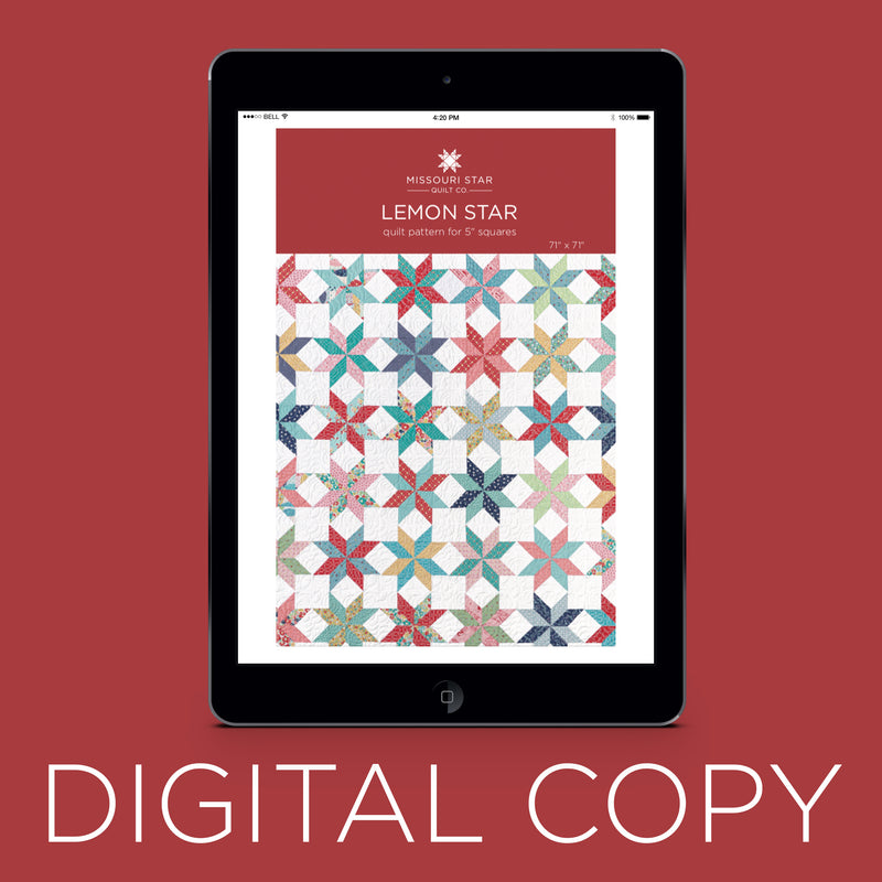 Digital Download - Lemon Star Quilt Pattern by Missouri Star Primary Image