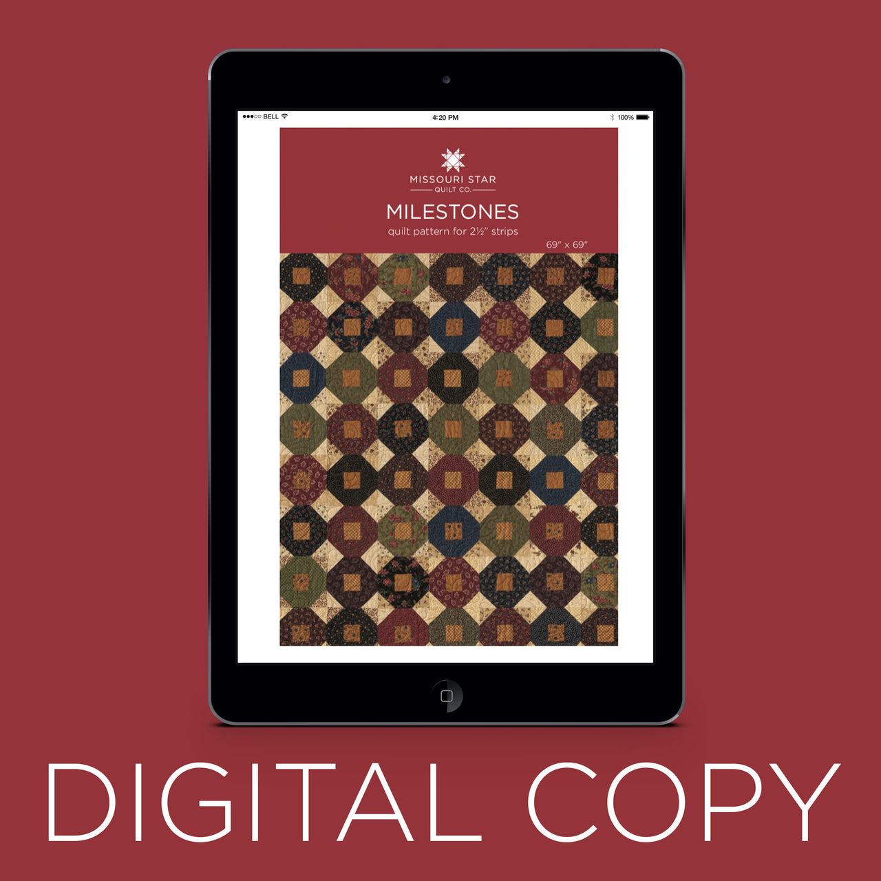 Digital Download - Milestones Quilt Pattern by Missouri Star Primary Image