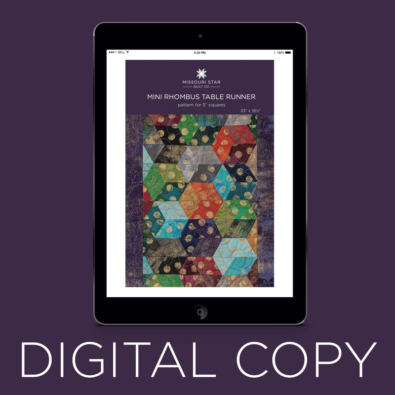 Digital Download - Mini Rhombus Table Runner Pattern by Missouri Star Primary Image