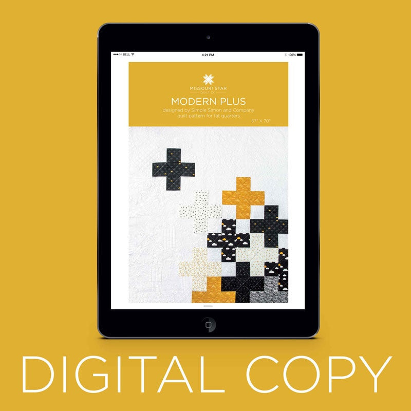 Digital Download - Modern Plus Quilt Pattern by Missouri Star Primary Image