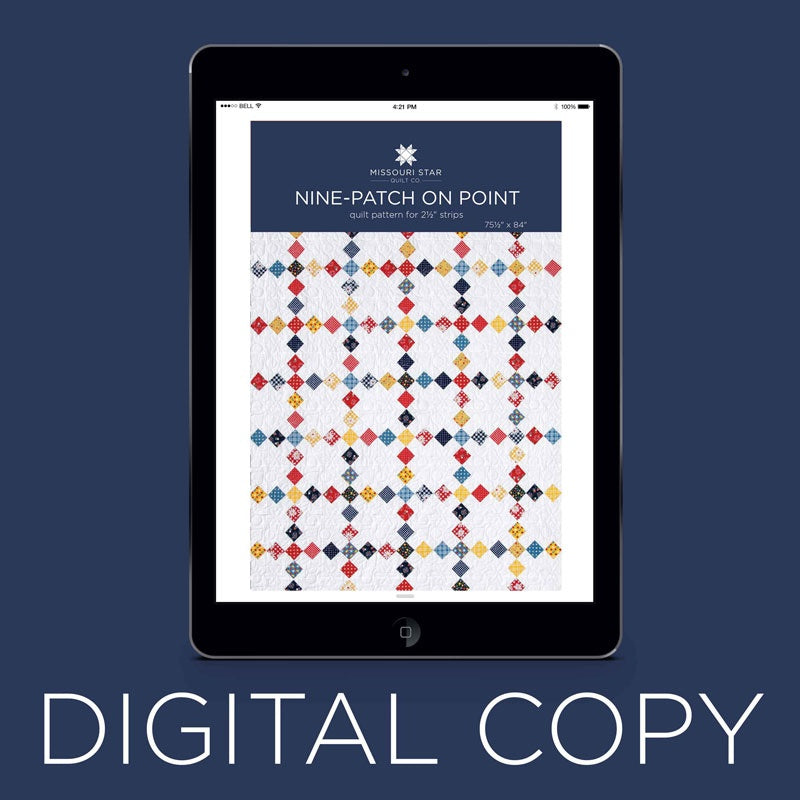 Digital Download - Nine Patch on Point Quilt Pattern by Missouri Star Primary Image