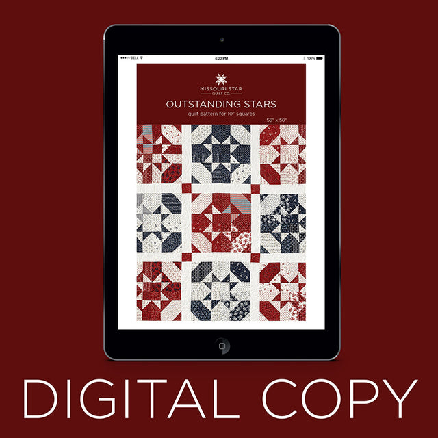 Digital Download - Outstanding Stars Quilt Pattern by Missouri Star Primary Image
