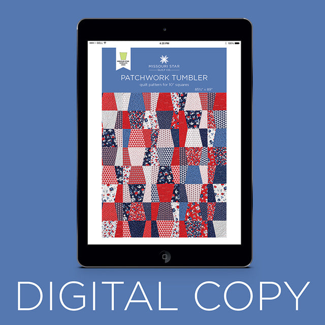 Digital Download - Patchwork Tumbler Quilt Pattern by Missouri Star Primary Image