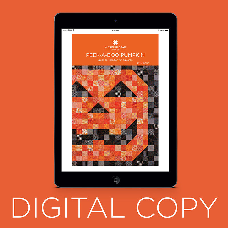 Digital Download - Peek-A-Boo Pumpkin Quilt Pattern by Missouri Star Primary Image