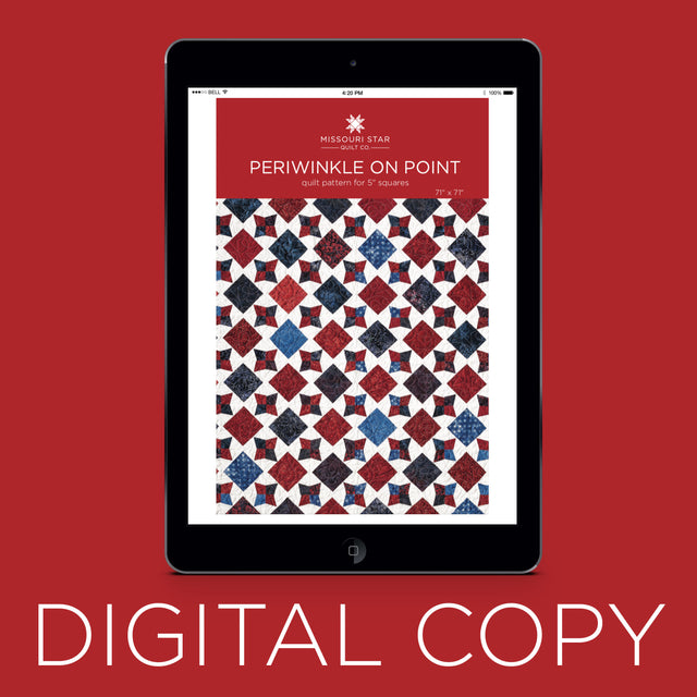 Digital Download - Periwinkle on Point Quilt Pattern by Missouri Star Primary Image