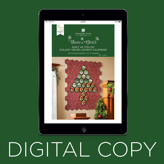 Digital Download - Quilt As You Go Holiday Hexies Advent Calendar Pattern by Missouri Star Primary Image