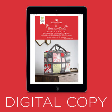 Digital Download - Quilt As You Go Squares Zippered Bag by Missouri Star Primary Image