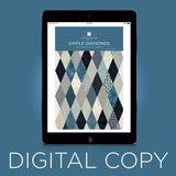 Digital Download - Simple Diamond Quilt Pattern by Missouri Star Primary Image