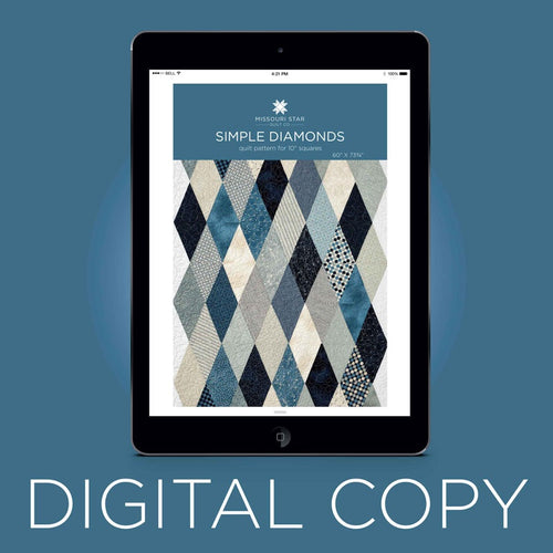 Digital Download - Simple Diamond Quilt Pattern by Missouri Star Primary Image
