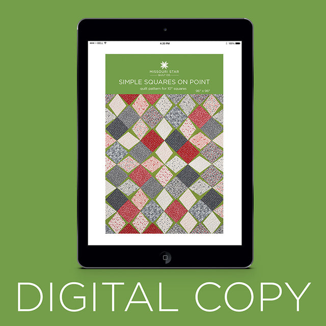 Digital Download - Simple Squares on Point Quilt Pattern by Missouri Star Primary Image