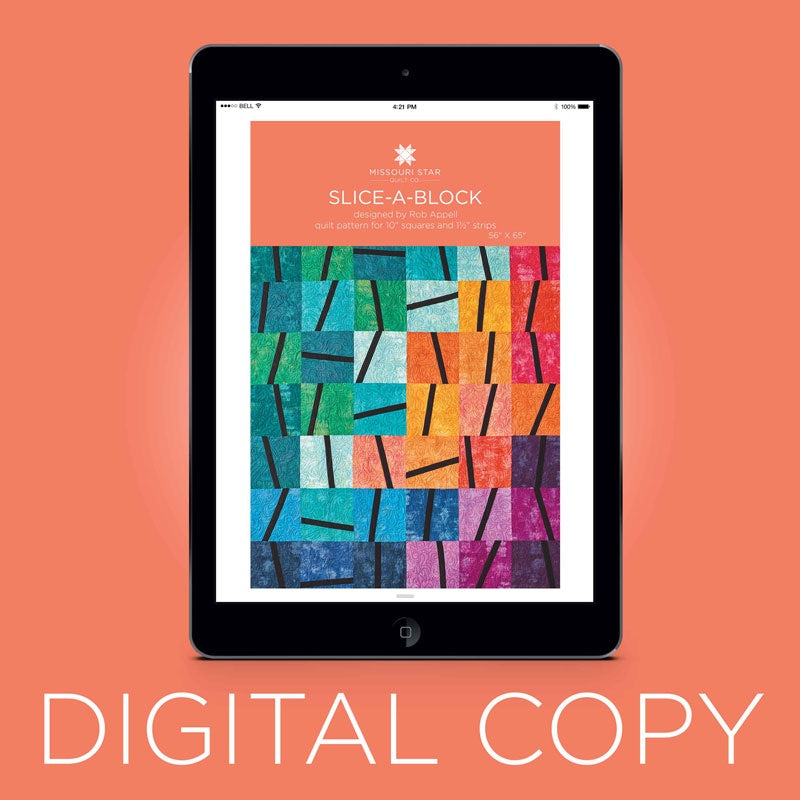 Digital Download - Slice -A- Block Quilt Pattern by Missouri Star Primary Image