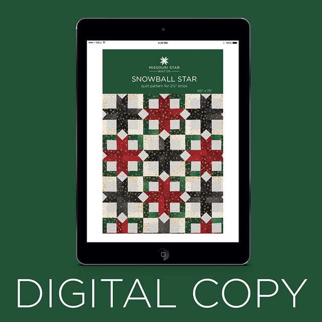 Digital Download - Snowball Star Quilt Pattern by Missouri Star Primary Image