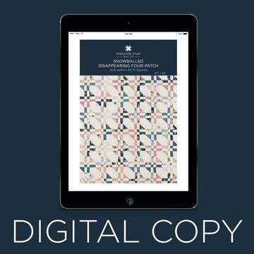 Digital Download - Snowballed Disappearing Four-Patch Quilt Pattern by Missouri Star Primary Image