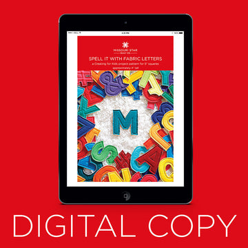 Digital Download - Spell It With Fabric Letters Pattern by Missouri Star Primary Image