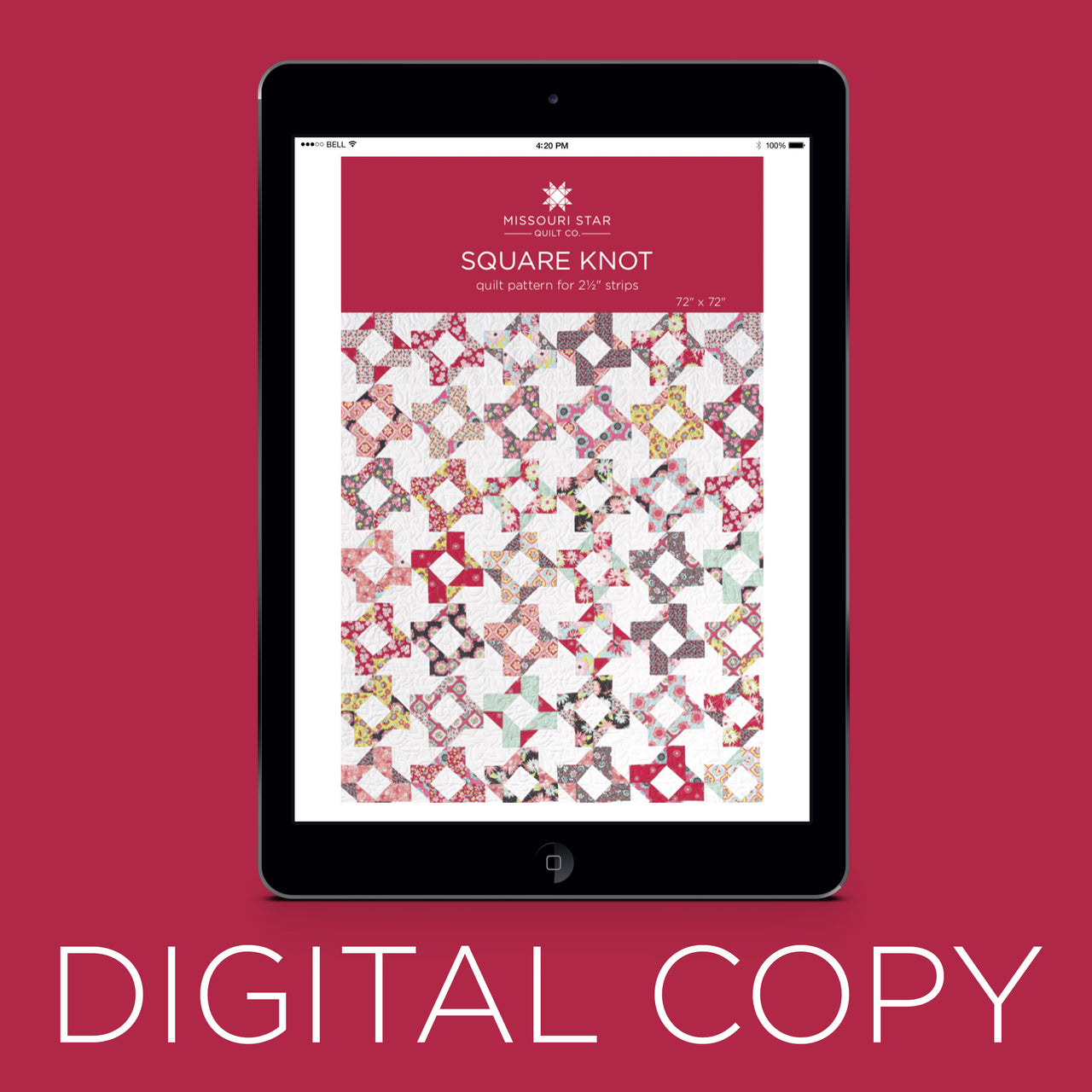 Digital Download - Square Knot Quilt Pattern by Missouri Star Primary Image