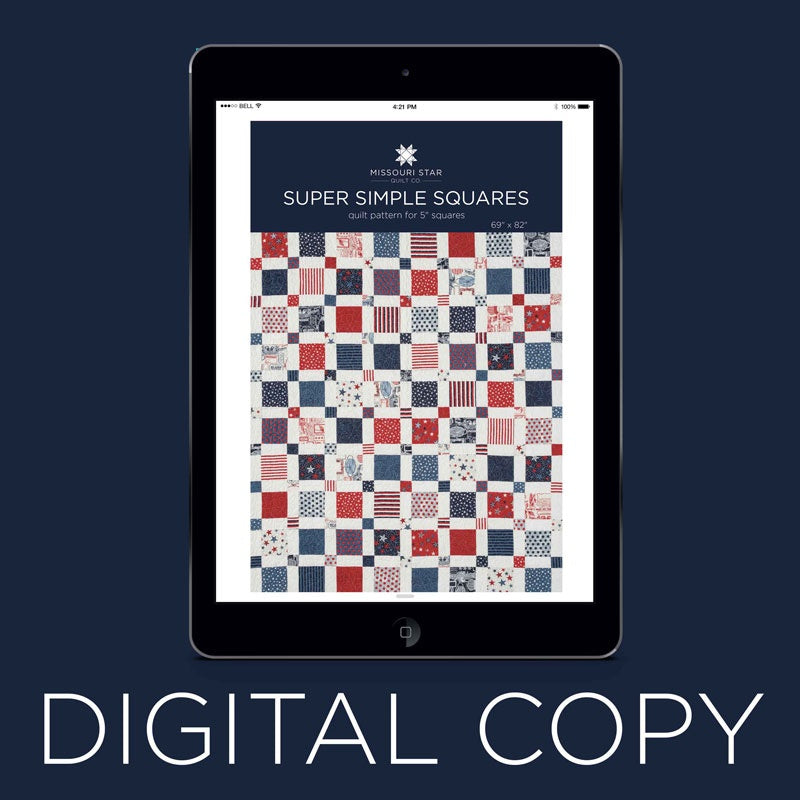 Digital Download - Super Simple Squares Quilt Pattern by Missouri Star Primary Image
