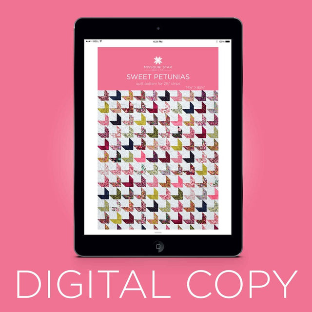 Digital Download - Sweet Petunias Quilt Pattern by Missouri Star Primary Image