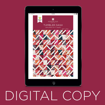 Digital Download - Tumbler Dash Quilt Pattern by Missouri Star Primary Image