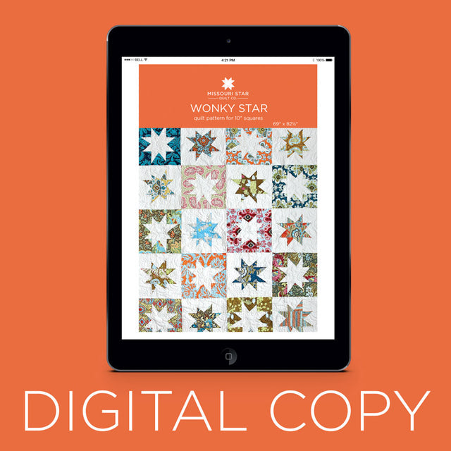 Digital Download - Wonky Star Quilt Pattern by Missouri Star Primary Image