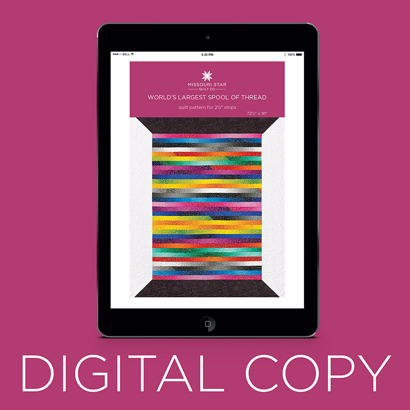 Digital Download - World's Largest Spool of Thread Quilt Pattern by Missouri Star Primary Image