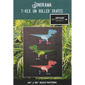 Dinorama - T-Rex on Roller Skates Quilt Pattern Primary Image