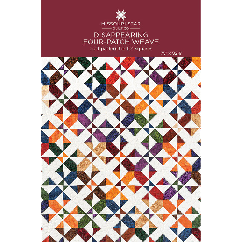 Disappearing Four-Patch Weave Quilt Pattern by Missouri Star