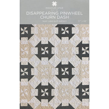 Disappearing Pinwheel Churn Dash Quilt Pattern by Missouri Star